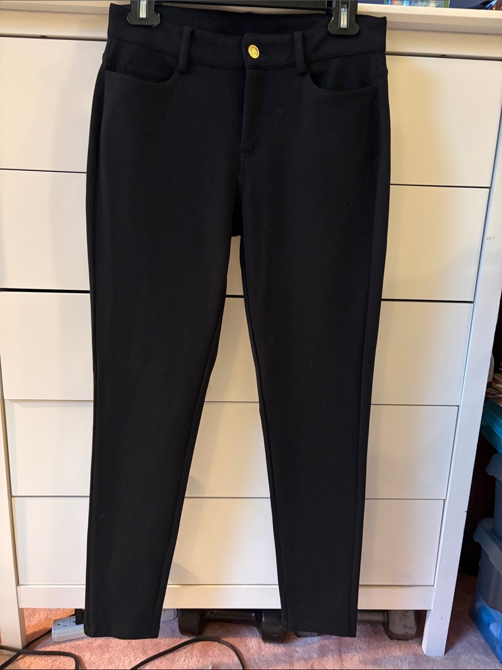 🥂 MICHAEL KORS WOMENS SIZE 4 BLACK SKINNY PANTS